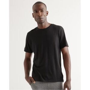 Quince Black 100% Merino Wool T Shirt Large New